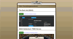 Desktop Screenshot of dsachargen.de